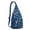 Blue-25, variant on 4-Pockets Cross Body Bags for Woman Men,Cute Sea Life Sling Bag Chest Bag with Adjustable Strap Women's Crossbody Bags for Outdoors Hiking Traveling