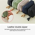 thumbnail image 3 of facefd Solid Color Cosmetic Bag Makeup Case Waterproof Pouch Travel Fashion Large Capacity Handbag Multifunctional for S/Blue, 3 of 9