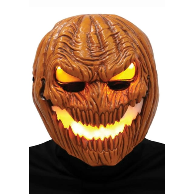 Adults Flame Fiend Hallows Hellion Mask with Hood
