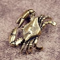 thumbnail image 5 of Crabs Decors Figurines Brass Statues Crabs Decorative Objects for Living Room,Bookshelf,Side Table Decorations, 5 of 8