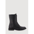 thumbnail image 3 of Women's Side Zip Lace Up Combat Boots, 3 of 6