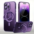 thumbnail image 3 of For IPhone15 Mobile Phone Case 360 Rotating Fulcrum Five Metal Stand For Apple 14 Promax Protective Case, 3 of 5