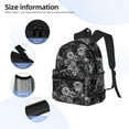 thumbnail image 3 of Pofeuu Black Cats In A Garden Print Laptop Backpack Travel Canvas Backpack for School Lightweight and Comfortable Backpack College Backpack Schoolbag, 3 of 6