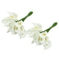 thumbnail image 2 of 240Pcs Mini Calla Artificial Flower Bouquet Wedding Decoration DIY Wreath Gift White, 2 of 8