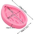 thumbnail image 2 of Molde de silicona de resina epoxi para colgante DIY, decoración para colgar en la pared, joyería, yeso para aromaterapia, práctico para desmoldar, difícil de deformar, 2 of 5