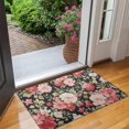 thumbnail image 2 of Pioneer Flower Floral Print Pattern Door Rugs,Washable Non Slip Door Mats Indoor,Decorative Door Mats,Entry Mat Indoor for Entrance,Bedroom,Kitchen,Bathroom,17"x30", 2 of 6