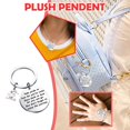 thumbnail image 4 of WIZUTIZ 2021 Inspirational Stainless Steel Keychain Graduate Gift Pendant Decorations up to 30% Off Silver, 4 of 5