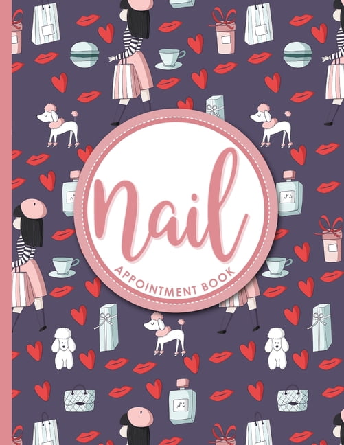 Nail Appointment Book 6 Columns Appointment Organizer Planner, Cute