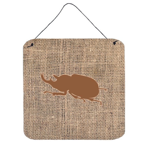 Beetle Burlap and Brown BB1064 Wall or Door Hanging Prints