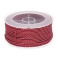 thumbnail image 1 of Unique Bargains Nylon Thread Twine Beading Cord 1.6mm Extra-Strong Braided Nylon Crafting String 16M/52 Feet, Dark Red, 1 of 7