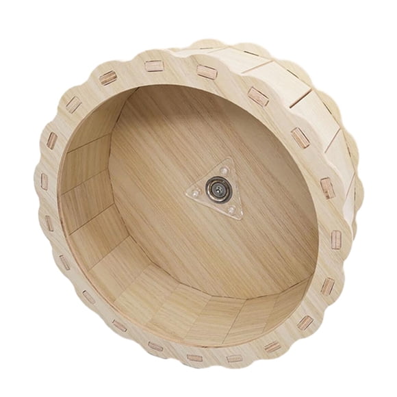 Rueda de madera para hámster, juguete para correr, ruedas de ejercicio, rueda silenciosa para hámster de Guinea 21cm x 75cm