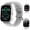 Gray, variant on OWNTECH 1.83" Smart Watch, Bluetooth Answer/Make Calls/Message Reminder, 120+ Sports Modes, IP67 Waterproof Fitness Watches for Android and iPhone,Black