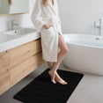 thumbnail image 6 of Softlife Absorbent Bathroom Rug Soft Microfiber Washable Bath Mat,24"x36",Black, 6 of 6