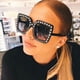 thumbnail image 4 of Gafas de sol de imitación de diamantes de moda Gafas de sol de moda de escenario T de soporte generoso, 4 of 6