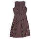 thumbnail image 2 of Vestido ajustado y acampanado bar III para mujer rosa XX-Small, 2 of 2