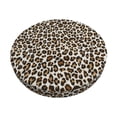 thumbnail image 2 of Round Bar Stool Seat Covers, Leopard fashion texture Elastic Round Chair Cover Stool Seat Slipcover Bar Stool Cushions Round Pad for 12-14 inch, 2 of 7