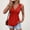 Red, variant on Womens Trendy Tank Tops V Neck Kink Front Loose Fit Fashion Tunic Shirts for Women V Neck
