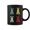 Black, variant on Retro Easter Bunny Cute Happy Easter Colorful Rabbit Coffee Mugs