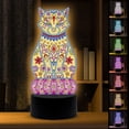 thumbnail image 3 of Relax loveDiamond Painting Nightlight Kits DIY Diamond Painting Lamp 3D Creative Diamond Painting LED Night Light 7 Lighting Color Ajustable Art Diamond Night Lamp for Kid Girls Home Decor Gift, 3 of 10