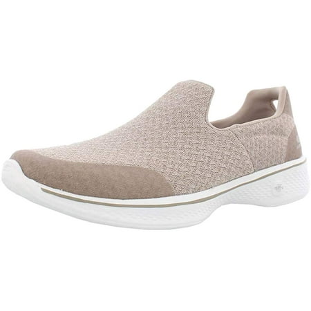 Skechers Performance Women s Go Walk 4 Pursuit Walking Shoe Taupe Walmart