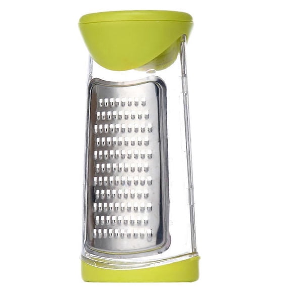 Stainless Steel Cheese and Zester for Kitchen Use Rust Proof with Cleaning Brush Green 1Pc