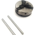 thumbnail image 2 of Assorts HV 4"/ 100 Rotary Table With Small Chuck & Back Plate+ T Nuts-milling Indexing (4"/100 mm Rotary Table With 65 mm 3 Jaws Chuck), 2 of 4