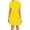 06-Yellow338, variant on XIAONU Women's Casual Tunic Dress Short Sleeve Loose Shift Everyday Mini Dress