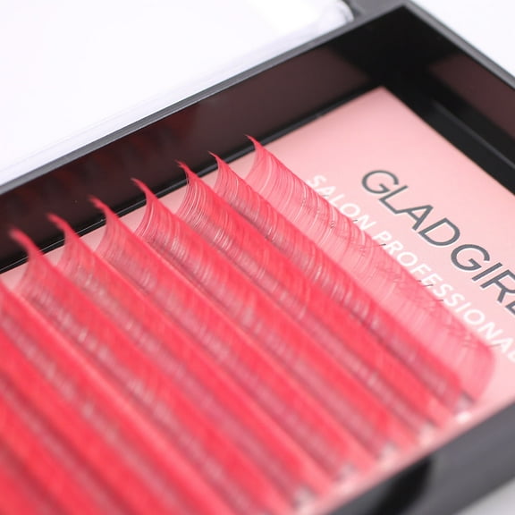 Salon Professional Mixed Length Pink Lashes