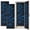 Color 2, variant on 2 Pcs School Locker Magnetic Wallpaper 12" x 36" Hexagonal Neon Glow Blue Orange Lights Futuristic Reusable Removable Locker Accessories Back to School Supplies Gifts for Boys