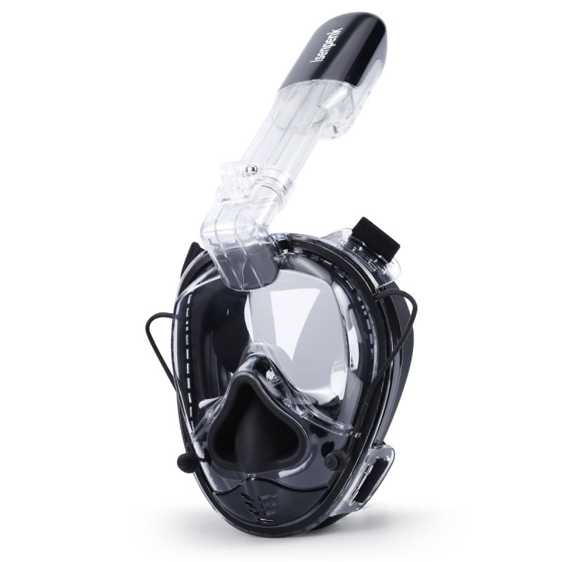Full Face Snorkel Mask180° Panoramic Diving Mask Free Breath Anti-fog Anti-leak 