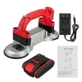 thumbnail image 1 of Double Suction Cups Tile Tiling Machine With 2 Batteries Tiles 5 Speed Adjustable Tile Vibrator Floor Suction Cup Laying Tools ,Easy to Use, 1 of 7