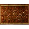 thumbnail image 1 of Ahgly Company Indoor Rectangle Southwestern Yellow Country Area Rugs, 8' x 10', 1 of 4