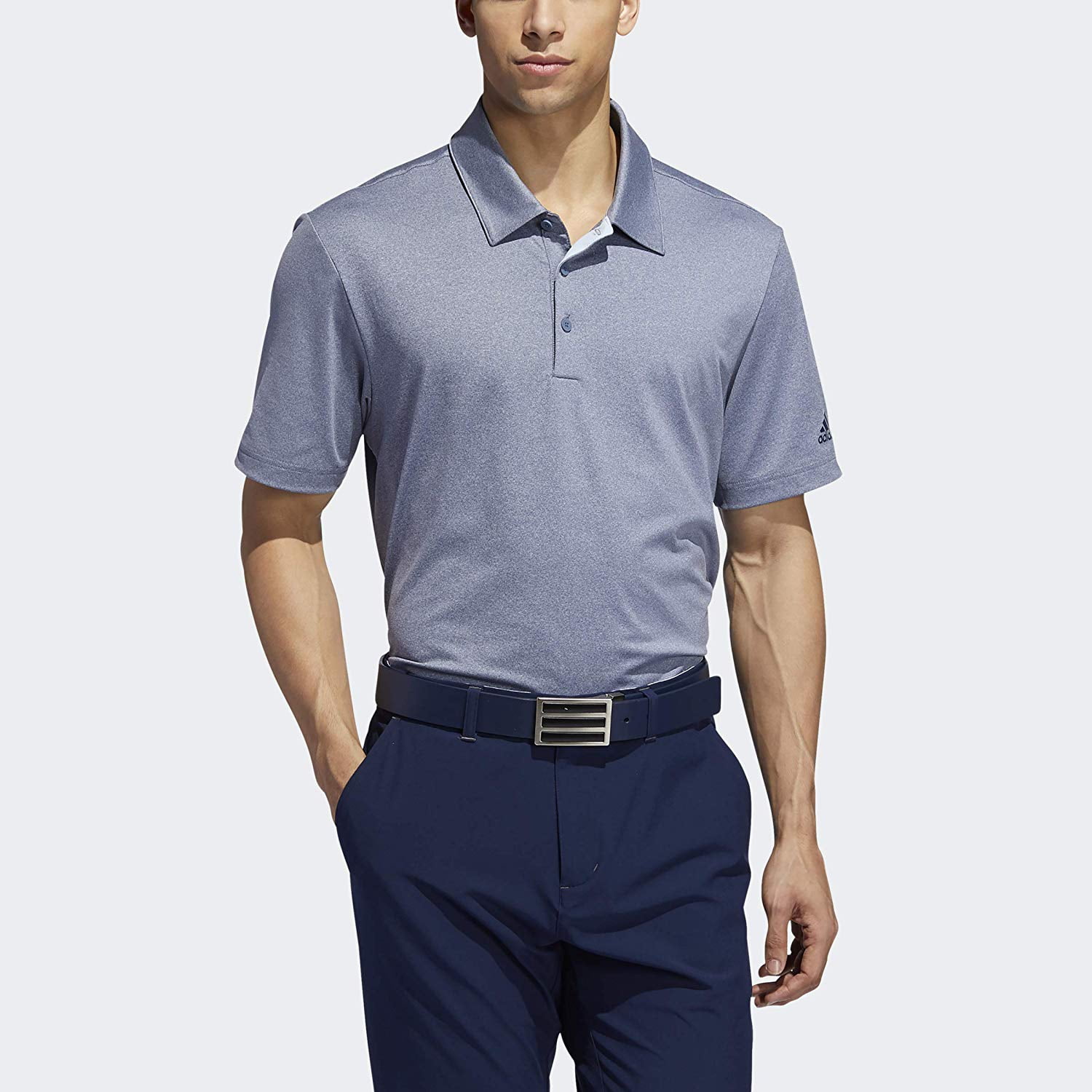 adidas men's ultimate melange long sleeve shirt