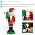 thumbnail image 3 of Sunnydaze Polyresin Santa Claus Christmas Nutcracker Statue, 16.75", 3 of 9