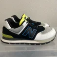 thumbnail image 2 of New Balance ML574DNI Rugged Black Helium size 10.5 Good Condition Sneaker Shoe, 2 of 6