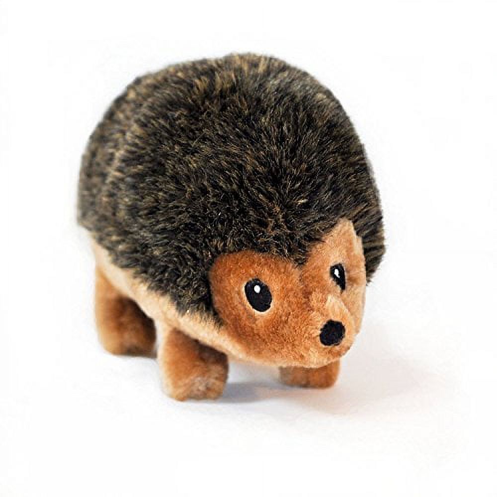 ZippyPaws Hedgehog Squeaky Plush Soft and Flurry Dogs Toy Brown X-Large 12 inch