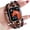 Black, variant on Boho Leather Rope Bands for Apple Watch 49mm 45mm 44mm 42mm 41mm 40mm 38mm, Braided Bracelet with Metal Rings Multi-Strap Jewelry Watch Band Compatible with iWatch Series 10 9 8 7 6 5 4 3 2 SE Ultra