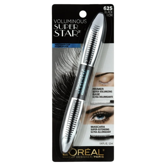 L'Oreal Paris Voluminous Superstar Waterproof Mascara, Black