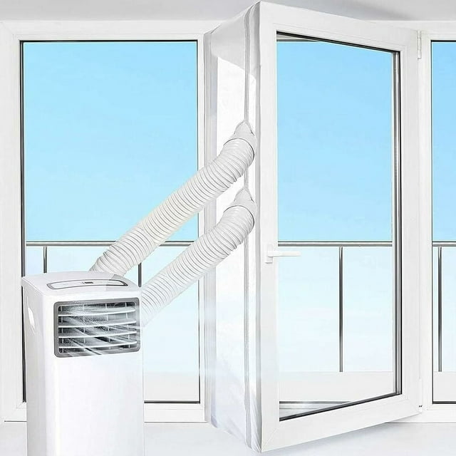 Universal Casement Window Vent, Portable Air Conditioner Window Seal With Enhanced Cooling Performance For Efficient Air-Exchange In Any Room (4m)
