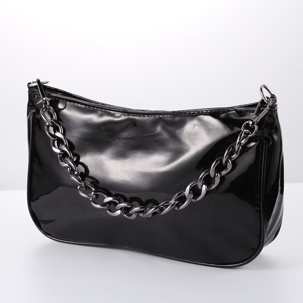 DIY 40cm Metal Thick Chain Bag Shoulder Strap Handbag Handles Bag Accessories Black Walmart