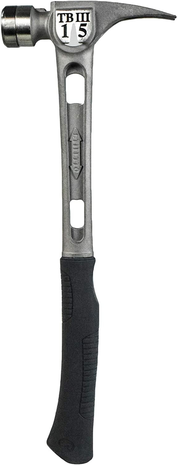 ik heb het gevonden Stam via Stiletto TB3SC 15 oz TiBone III Titanium Hammer with Smooth Face Curved  Handle - Walmart.com