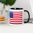 thumbnail image 4 of CafePress - American Flag (Stars And Stri Mug - 11 oz Ceramic Mug - Novelty Coffee Tea Cup, 4 of 6