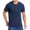 Dark Blue, variant on Xihbxyly Mens Shirts Stretch Classic Tshirts Crew Neck Short Sleeve Quick Dry T Shirt Tops Casual Stylish Solid Loose Fit Mens Dress Shirts Active for Beach