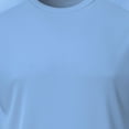 thumbnail image 4 of Rawlings Adult Crew Neck Tech Tee | Columbia Blue | MED, 4 of 4