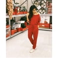 thumbnail image 3 of Conjunto Deportivo PRETTYGARDEN Mujer 2 Piezas Rojo Talle S, 3 of 5