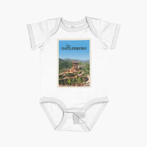 MOM & BABY Gatlinburg Short Sleeve Baby One-Piece