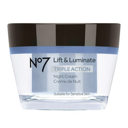 Boots No7 Lift and Luminate Triple Action Night Cream 1.6 oz (50