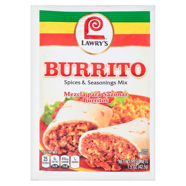 Lawry's Burrito Seasoning Mix, 1.5 oz