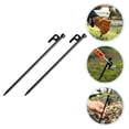 thumbnail image 4 of MasteelfCA 2 Pcs Piquets de Sol pour Tente Piquets de Tente en Métal Chevilles de Tente en Métal Piquets de Tente de Camping Piquets de Tente Robustes, 4 of 7