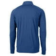 thumbnail image 3 of Men's Cutter & Buck Blue Kansas City Royals Big & Tall Adapt Eco Knit Stretch Recycled Quarter-Zip Pullover Top, 3 of 3